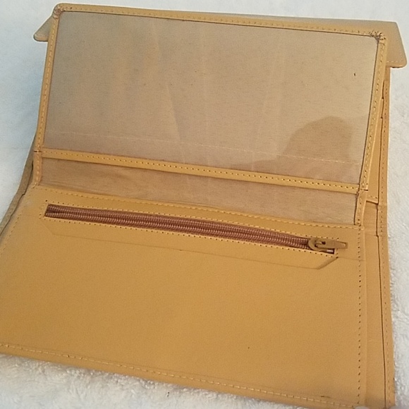 Charmelle Leather Wallet with Checkbook Sleeve - Picture 4 of 4